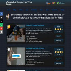 Скриншот главной страницы сайта essayssolution.com