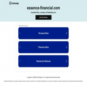 Скриншот главной страницы сайта essence-financial.com