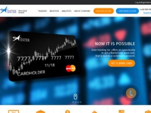 Скриншот главной страницы сайта esterholdings.com