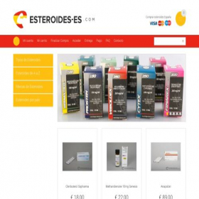 Скриншот главной страницы сайта esteroides-espana.com