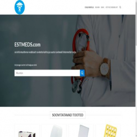 Скриншот главной страницы сайта estmeds.com
