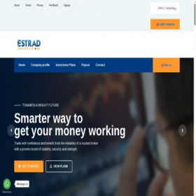 Скриншот главной страницы сайта estradin.com
