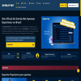 Скриншот главной страницы сайта estrela-bet-br.com