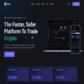 Скриншот главной страницы сайта etasy.com