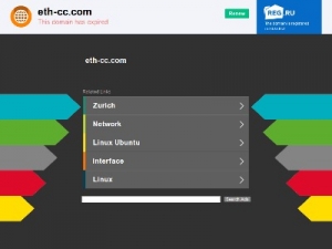 Скриншот главной страницы сайта eth-cc.com