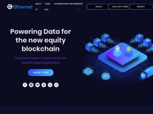 Скриншот главной страницы сайта ethernet.cash