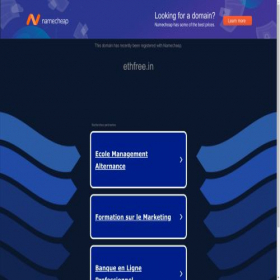 Скриншот главной страницы сайта ethfree.in