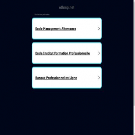 Скриншот главной страницы сайта ethmp.net
