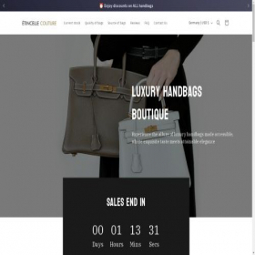Скриншот главной страницы сайта etincellecouture.com