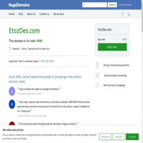 Скриншот главной страницы сайта etozdes.com