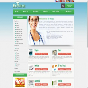 Скриншот главной страницы сайта eu-meds.net