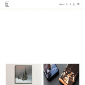 Скриншот главной страницы сайта eu.artpointone.store
