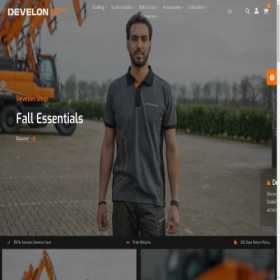 Скриншот главной страницы сайта eu.develonshop.com