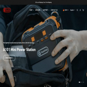 Скриншот главной страницы сайта eu.flashfishtech.com