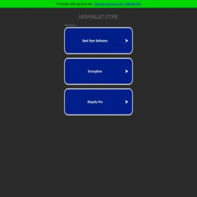 Скриншот главной страницы сайта eu.hashwallet.store