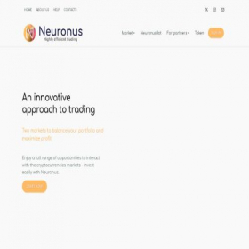 Скриншот главной страницы сайта eu.neuronus.pro
