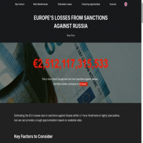 Скриншот главной страницы сайта eulosses.com