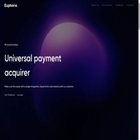 Скриншот главной страницы сайта euphoria.inc