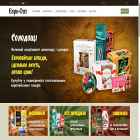 Скриншот главной страницы сайта euro-opt.shop
