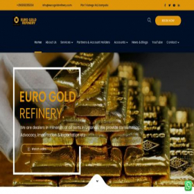 Скриншот главной страницы сайта eurogoldrefinery.com