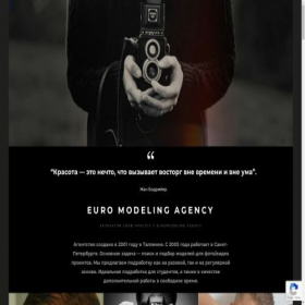 Скриншот главной страницы сайта euromodeling.ru