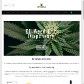 Скриншот главной страницы сайта euweedhub.com