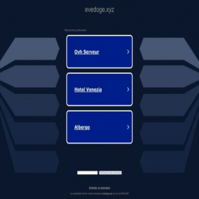 Скриншот главной страницы сайта evedoge.xyz