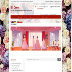 Скриншот главной страницы сайта evelina.reshop.com.ua