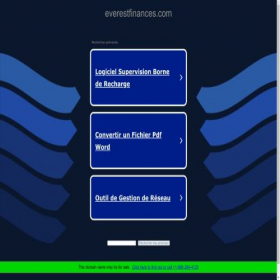 Скриншот главной страницы сайта everestfinances.com