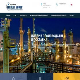 Скриншот главной страницы сайта everestgroup.pro
