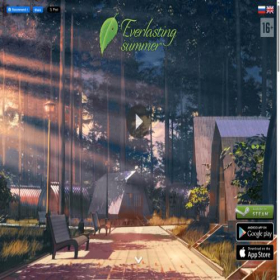 Скриншот главной страницы сайта everlastingsummer.su