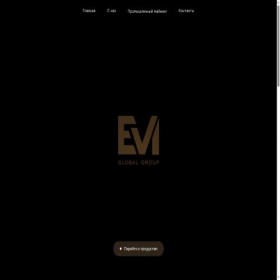 Скриншот главной страницы сайта evi-global.com