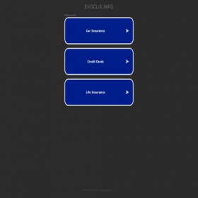 Скриншот главной страницы сайта evoclix.info