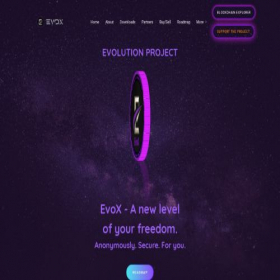 Скриншот главной страницы сайта evolution-network.org