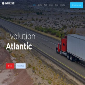 Скриншот главной страницы сайта evolutionatlanticexpress.com