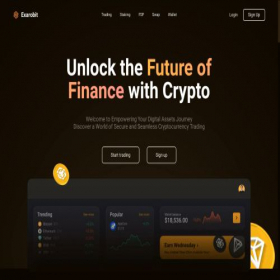 Скриншот главной страницы сайта exarobit.com