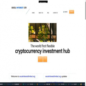 Скриншот главной страницы сайта excelinterestlimited.org