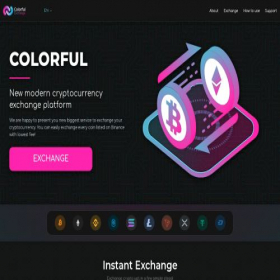 Скриншот главной страницы сайта exchange-colorful.com