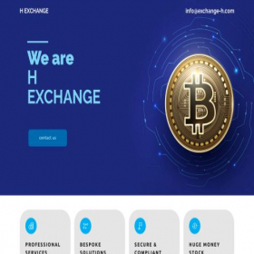 Скриншот главной страницы сайта exchange-h.com