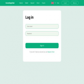Скриншот главной страницы сайта exchange.investingshub.com