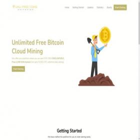 Скриншот главной страницы сайта exclusive.unlifreecoin.com