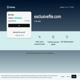 Скриншот главной страницы сайта exclusivefile.com
