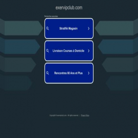 Скриншот главной страницы сайта exervipclub.com