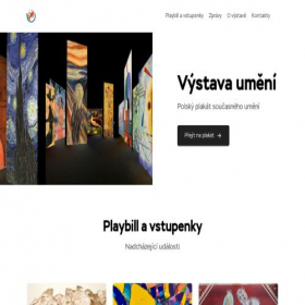 Скриншот главной страницы сайта exhibition.ticketsland-cz.online