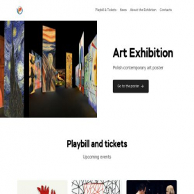 Скриншот главной страницы сайта exhibitions.tickets-pl.online