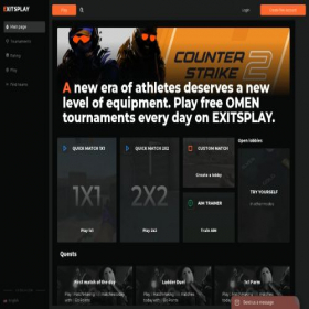 Скриншот главной страницы сайта exitsplay.com