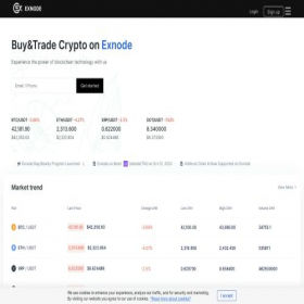 Скриншот главной страницы сайта exnode.us