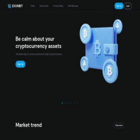 Скриншот главной страницы сайта exonbit.com