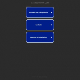Скриншот главной страницы сайта exp.cashberycoin.com