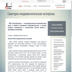 Скриншот главной страницы сайта expert-amur.ru